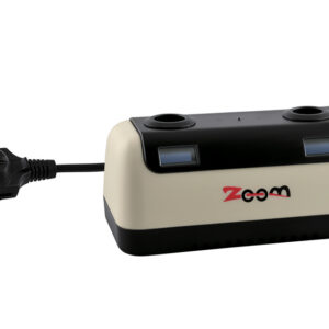 Estación de carga ZOOM GIMA (Ref. 31542) para laringoscopios – Base de recarga de mangos adulto y pediátrico, baterías NiCa/NiMH/Li-ion 2,5-3,5 V | SKU GM31542