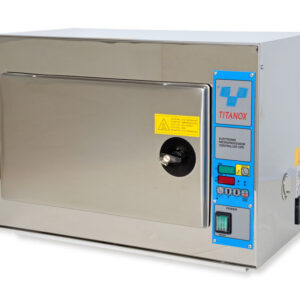 Esterilizador de calor seco (aire caliente) TITANOX Digital GIMA 20 l – Estufa de esterilización con control digital y temporizador (Ref. GM35586)