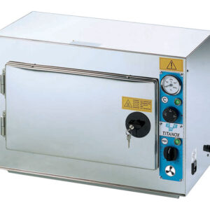 Esterilizador de calor seco termoventilado TITANOX GIMA de 20 l (Ref. GM35583) – Estufa de esterilización por aire caliente en acero inoxidable