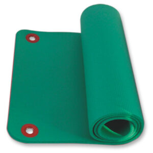 Esterilla de Ejercicios con Anillas de Suspensión GIMA – 180 x 60 x 1,6 cm, Color Verde | Ref. 47080