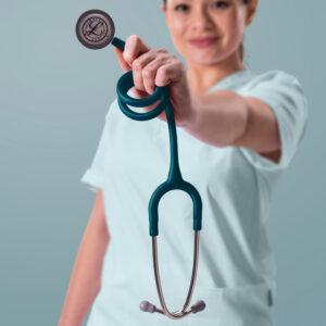Estetoscopio 3M™ Littmann® Classic III – Azul caribe con acabado inoxidable (Ref. 5623C) | SKU GM32281