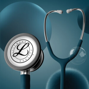 Estetoscopio 3M™ Littmann® Classic III – Azul caribe con acabado inoxidable (Ref. 5623C) | SKU GM32281