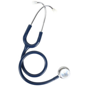 Estetoscopio GIMA Evolve de doble campana – Fonendoscopio con cabezal doble Ø 48/36 mm y tubo de PVC de 75 cm (Ref. GM49550)