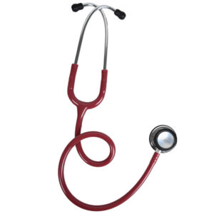 Estetoscopio GIMA Evolve de doble campana – Fonendoscopio con cabezal doble Ø 48/36 mm y tubo de PVC de 75 cm (Ref. GM49550)
