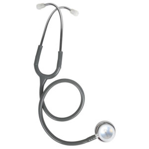 Estetoscopio GIMA Evolve de doble campana – Fonendoscopio con cabezal doble Ø 48/36 mm y tubo de PVC de 75 cm (Ref. GM49550)