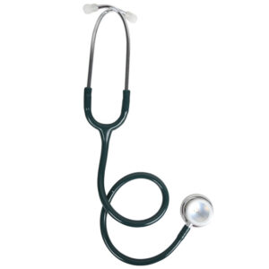 Estetoscopio GIMA Evolve de doble campana – Fonendoscopio con cabezal doble Ø 48/36 mm y tubo de PVC de 75 cm (Ref. GM49550)