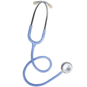 Estetoscopio GIMA Evolve de doble campana – Fonendoscopio con cabezal doble Ø 48/36 mm y tubo de PVC de 75 cm (Ref. GM49550)
