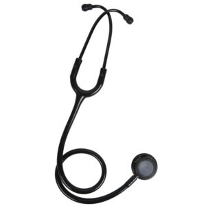 Estetoscopio GIMA Evolve de doble campana – Fonendoscopio con cabezal doble Ø 48/36 mm y tubo de PVC de 75 cm (Ref. GM49550)