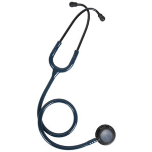 Estetoscopio GIMA Evolve de doble campana – Fonendoscopio con cabezal doble Ø 48/36 mm y tubo de PVC de 75 cm (Ref. GM49550)