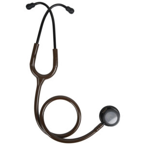 Estetoscopio GIMA Evolve de doble campana – Fonendoscopio con cabezal doble Ø 48/36 mm y tubo de PVC de 75 cm (Ref. GM49550)