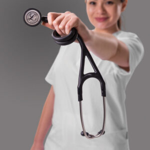 Estetoscopio Littmann® Cardiology IV Edición Especial – Ref. 6177C – Negro con acabado espejo (cabezal Ø 43/33 mm) | GIMA 32660