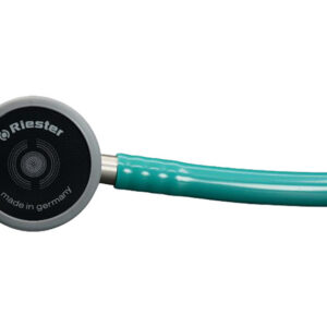 Estetoscopio pediátrico RIESTER DUPLEX® 2.0 en acero inoxidable – Fonendoscopio binaural de doble cabezal para niños, color verde | Ref. GM32339