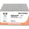 ETHICON MONOCRYL ABSORBABLE SUTURES - gauge 4/0 needle 16 mm