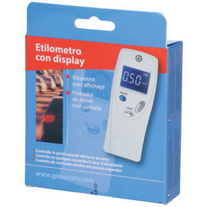 Etilómetro digital con display – Alcoholímetro portátil GIMA 24498 (‰ BAC)