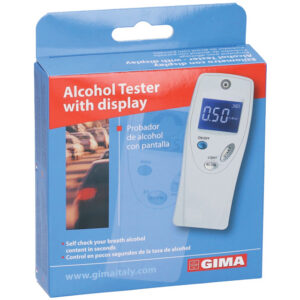 Etilómetro digital con display – Alcoholímetro portátil GIMA 24498 (‰ BAC)