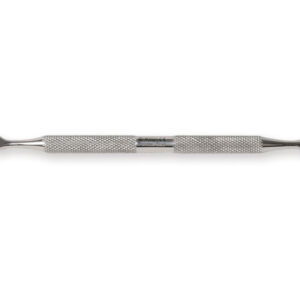 Excavador de acero inoxidable 13 cm GIMA – Instrumento de podología y estética para limpieza de uñas y cutículas (Ref. 39740)