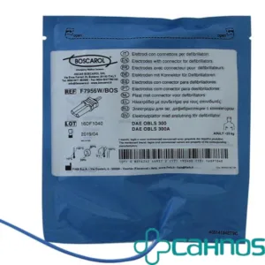 Electrodos desfibriladores adultos Schiller con cable exterior, compatibles con modelos FRED EASY y DEFIGARD DG 5000