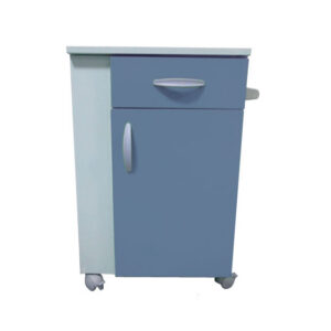 FEBO BEDSIDE TABLE WITH BOTTLE HOLDER - blue avio