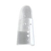 Férula para dedos GIMA Talla 4 (transparente) – Inmovilización de falange en plástico rígido ventilado, caja de 20 uds (Ref. 42103)