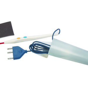 Kit de lápiz de electrocirugía desechable con pulsadores pencil F4797/T + holster F4545 + tip cleaner F7520 FIAB · Ref. F4797T/75H