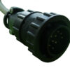 Cable de paciente ECG con distribuidor inspeccionable, conexión snap Esaote FIAB · Ref. F5209C