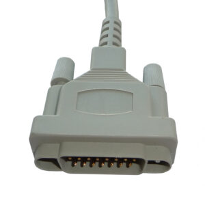 Cable de paciente ECG con distribuidor inspeccionable, conexión snap Elettronica Trentina/Cardiette FIAB · Ref. F5223C