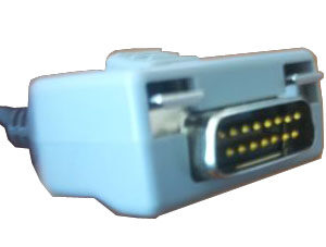 Cable de paciente ECG con distribuidor inspeccionable, conexión snap Fukuda Denshi FIAB · Ref. F5252C