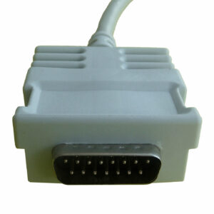Cable de paciente ECG con distribuidor inspeccionable, conexión snap Burdick/Quinton, Siemens FIAB · Ref. F5748RC