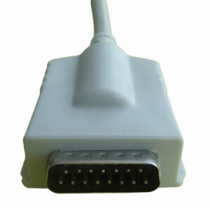 Cable de paciente ECG con distribuidor inspeccionable, conexión snap Burdick/Quinton, Siemens FIAB · Ref. F5749RC