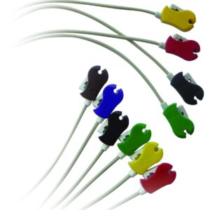 Cable de paciente ECG con distribuidor inspeccionable, conexión pinza Esaote FIAB · Ref. F6200RP