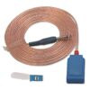 Cable de conexión para placa neutra desechable L 500 cm, 6,3 mm mono jack FIAB · Ref. F7902