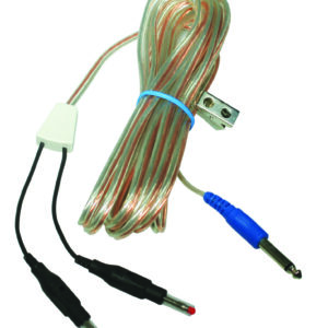 Cable de conexión para placa neutra reutilizable L 500 cm, 6,3 mm mono jack, with derivation box FIAB · Ref. F7922