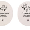 Par de electrodos de entrenamiento para desfibrilador Trainer Pads, paediatric FIAB · Ref. F7999P