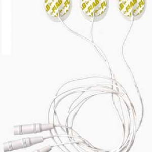 Electrodo ECG desechable precableado pediátrico/neonatal, de espuma 23x30 mm, 55 cm wire FIAB · Ref. F9053N/55
