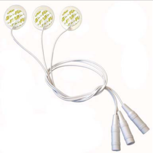 Electrodo ECG desechable precableado pediátrico/neonatal, de espuma 30x23 mm, 35 cm wire FIAB · Ref. F9053P