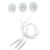 Electrodo ECG desechable precableado pediátrico/neonatal, de tejido sin tejer 23x30 mm, 50 cm wire, radiolucent FIAB · Ref. F9057NRM