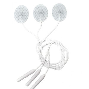 Electrodo ECG desechable precableado pediátrico/neonatal, de tejido sin tejer 23x30 mm, 50 cm wire, radiolucent FIAB · Ref. F9057NRM