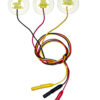 Electrodo ECG desechable precableado pediátrico/neonatal, de espuma Ø 32 mm, 50 cm wire FIAB · Ref. F9058P