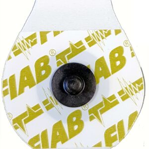 Electrodo ECG desechable pediátrico 32x36 mm, radiolucent FIAB · Ref. F9069PRM