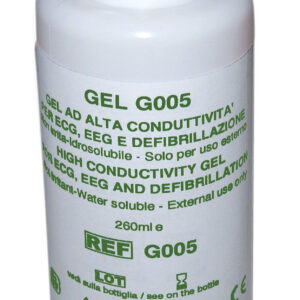 Gel conductor para ECG 260 ml bottle FIAB · Ref. G005
