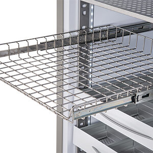 Cajón de alambre de acero inox modelos 170-200-250-400 — accesorio Fiocchetti