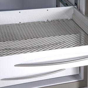 Cajón de aluminio sin separadores modelo 500 — accesorio Fiocchetti