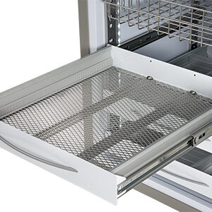 Cajón de aluminio sin separadores modelo 600 2T — accesorio Fiocchetti