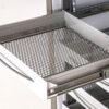 Cajón de aluminio sin separadores modelos 100-140-280 — accesorio Fiocchetti