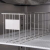 Rack de alambre de acero inox cm 14 x 42 x 15 H (max. 3 sobre cada rejilla) — accesorio Fiocchetti