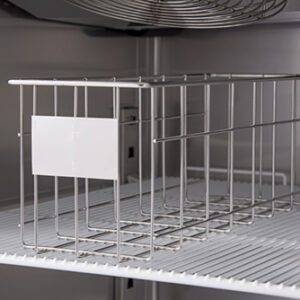 Rack de alambre de acero inox cm 14 x 42 x 15 H (max. 3 sobre cada rejilla) — accesorio Fiocchetti