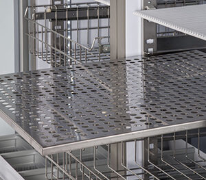 Rejilla de acero inoxidable perforada para modelos 700-1500 — accesorio Fiocchetti
