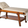 FIRENZE WOODEN COUCH with face hole - cherry wood
