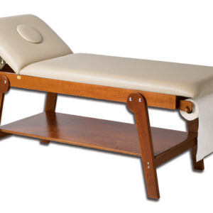 FIRENZE WOODEN COUCH with face hole - cherry wood