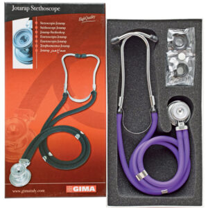 Fonendoscopio Jotarap GIMA de Doble Cabeza – Estetoscopio Tipo Sprague Rappaport, Doble Tubo y Sin Látex | Refs. 32579 a 32587